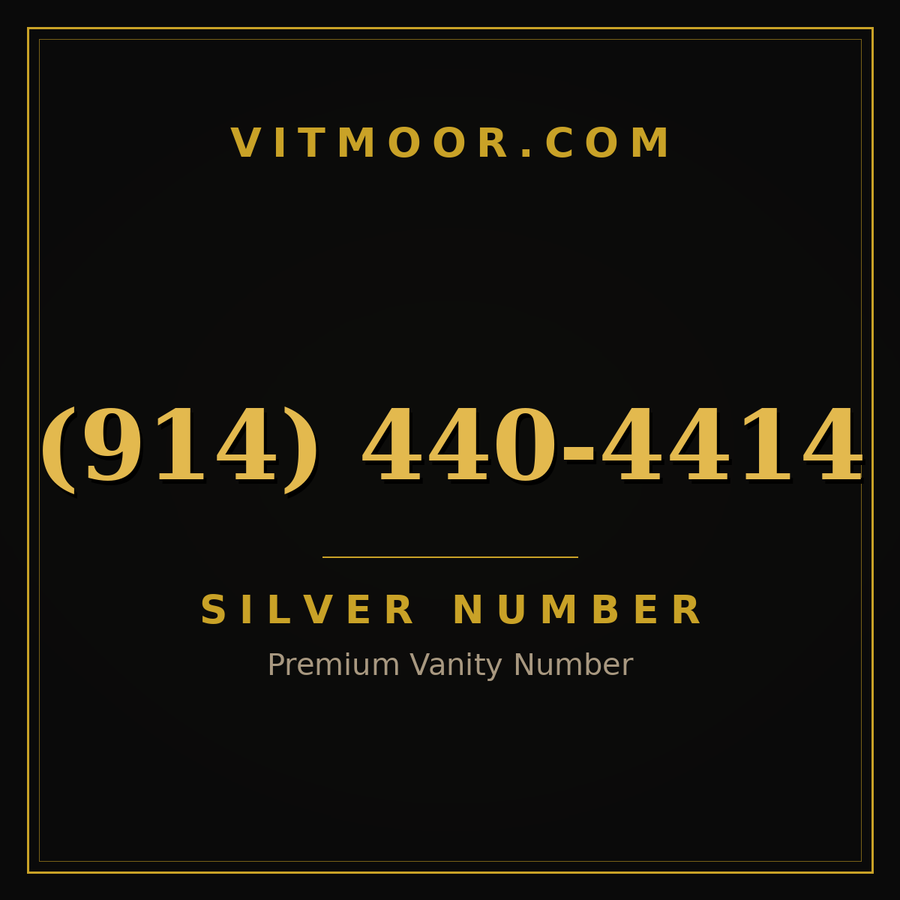 VITMOOR Silver premium number (914) 440-4414