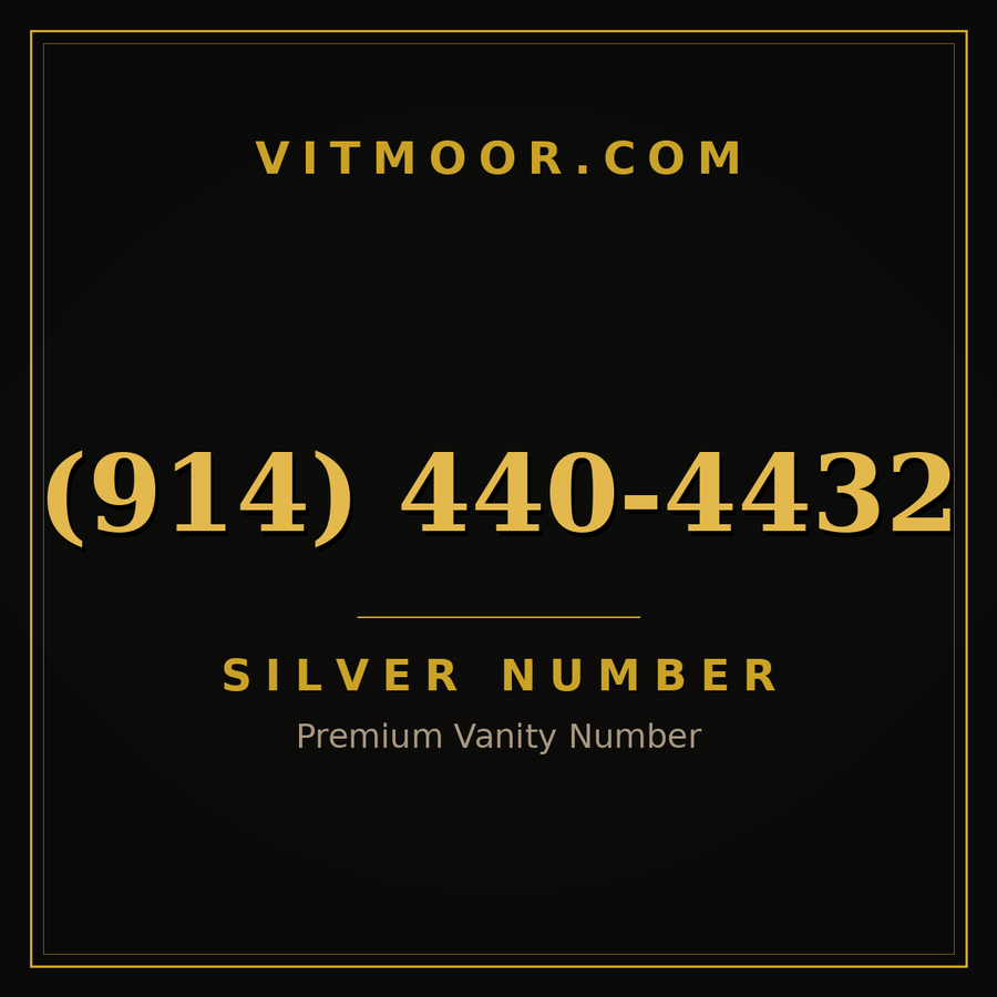 VITMOOR Silver premium number (914) 440-4432