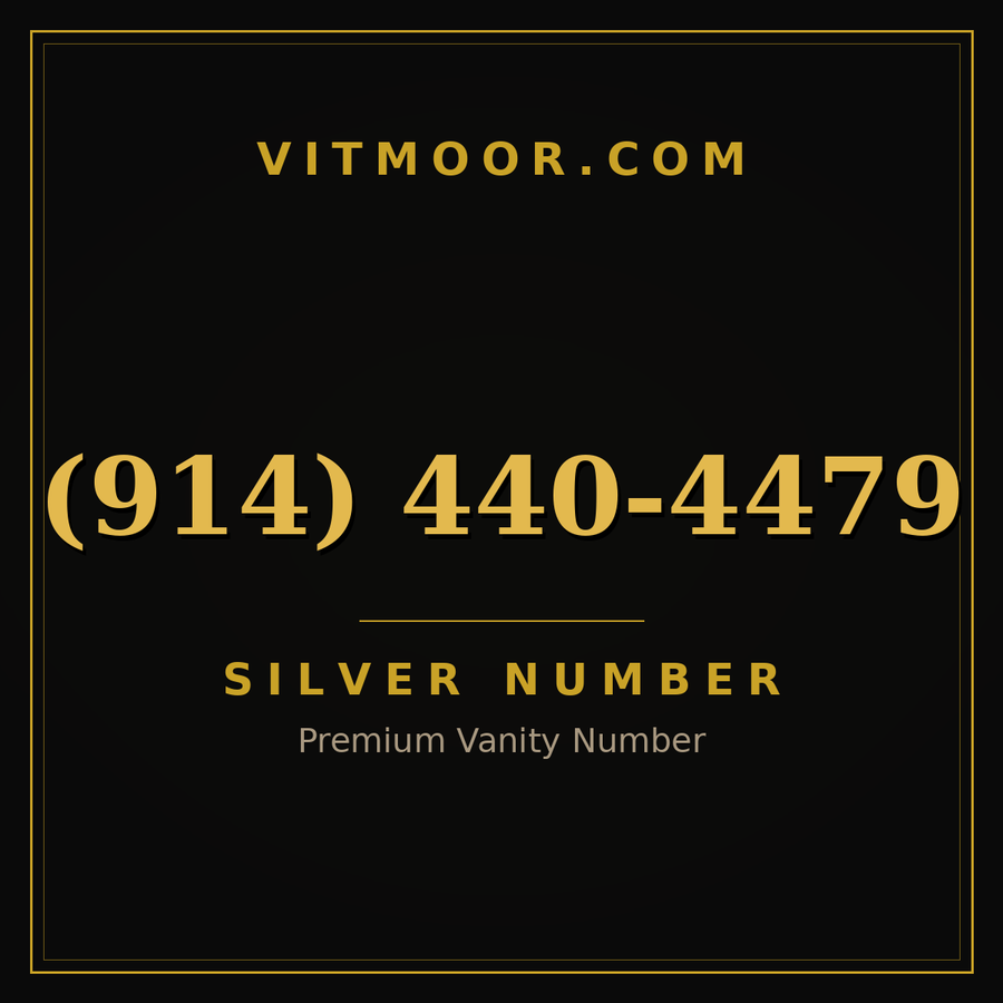 VITMOOR Silver premium number (914) 440-4479