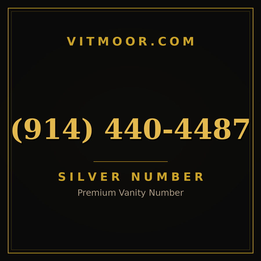 VITMOOR Silver premium number (914) 440-4487