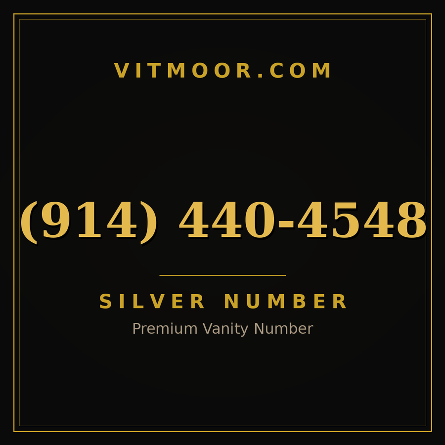 VITMOOR Silver premium number (914) 440-4548