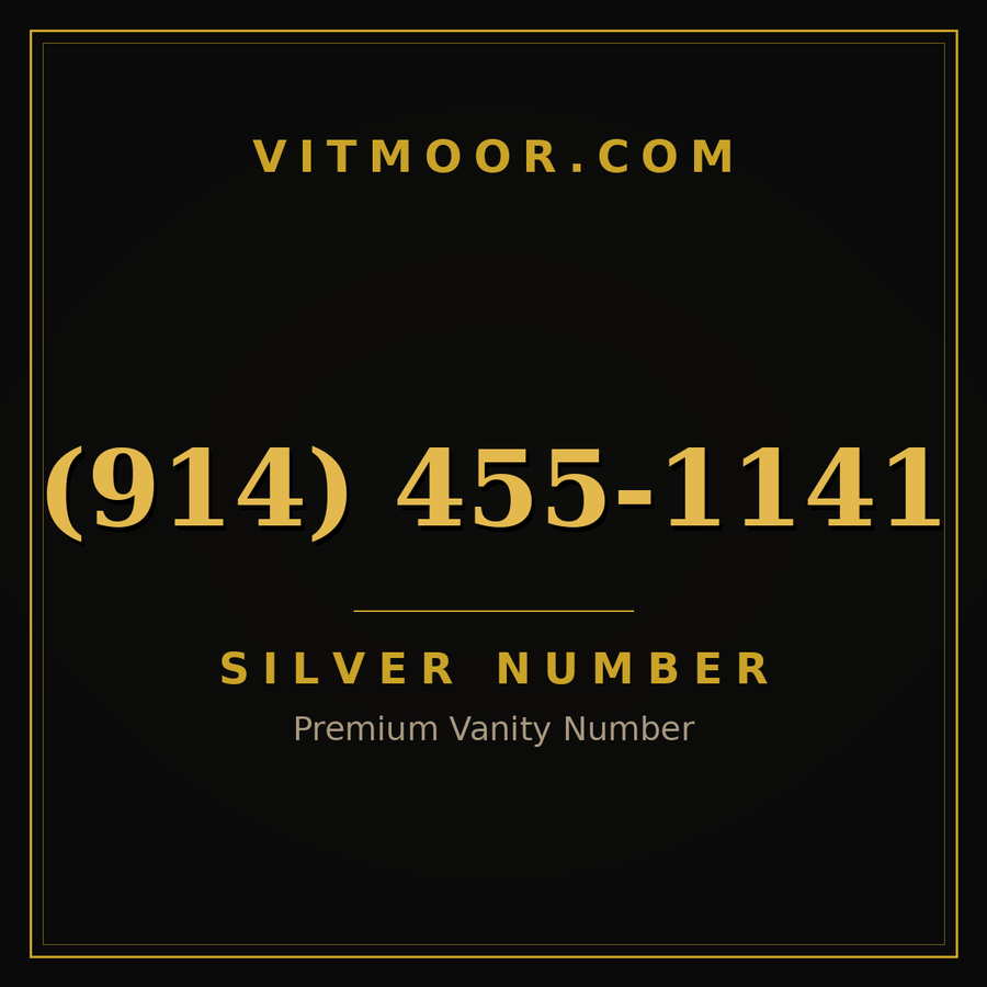VITMOOR Silver premium number (914) 455-1141