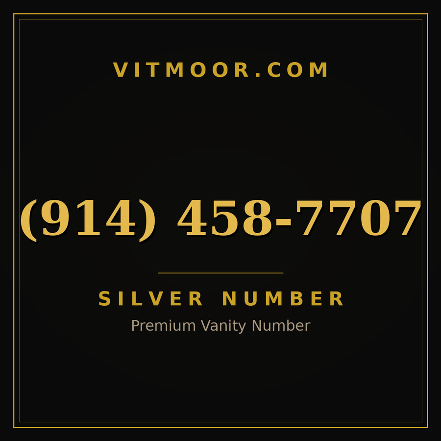 VITMOOR Silver premium number (914) 458-7707