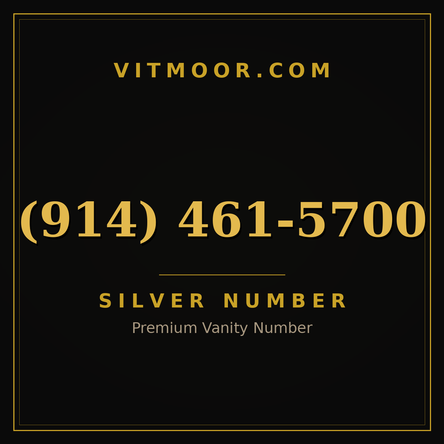 VITMOOR Silver premium number (914) 461-5700