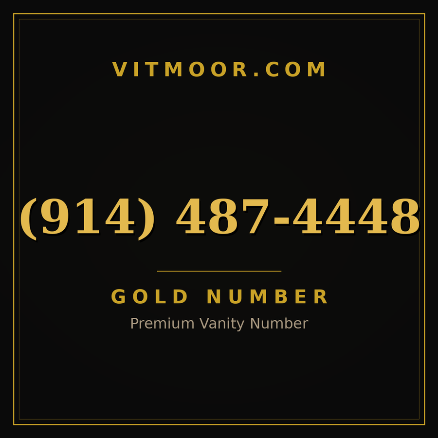 VITMOOR Gold premium number (914) 487-4448