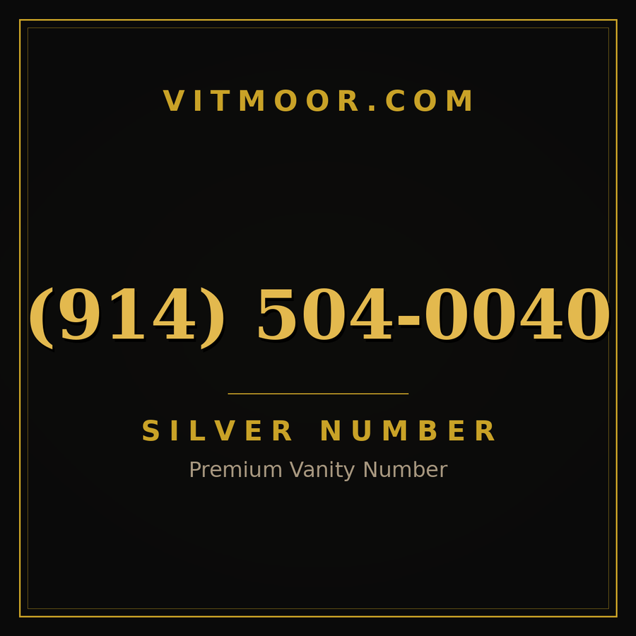 VITMOOR Silver premium number (914) 504-0040