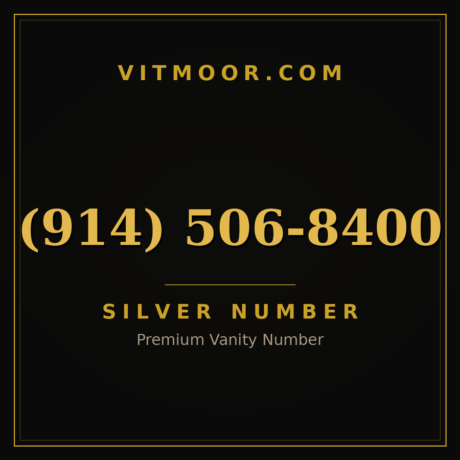 VITMOOR Silver premium number (914) 506-8400
