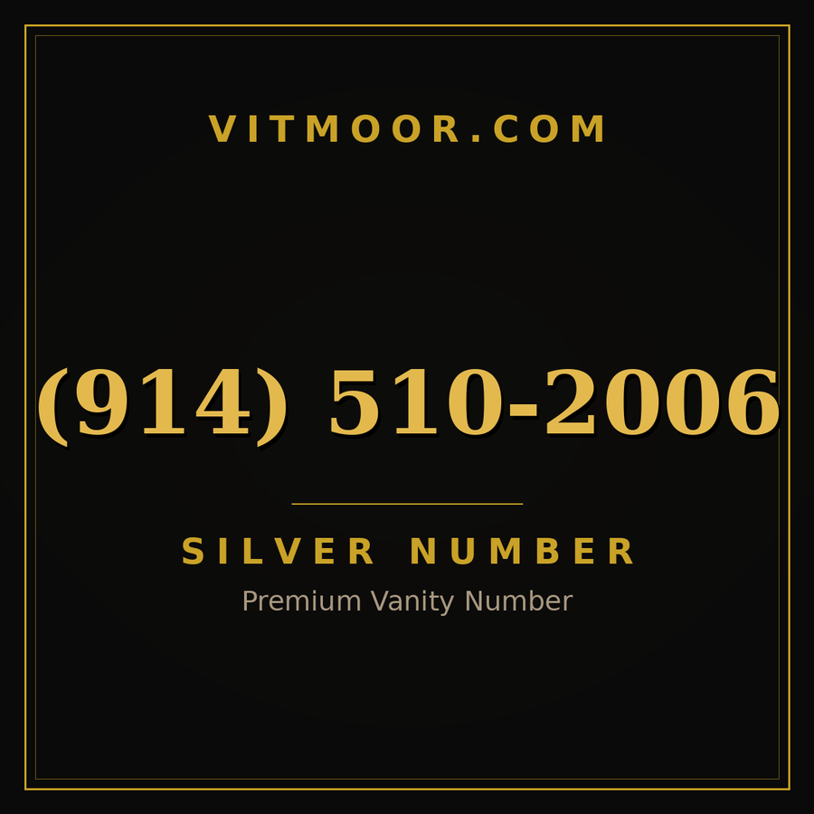 VITMOOR Silver premium number (914) 510-2006