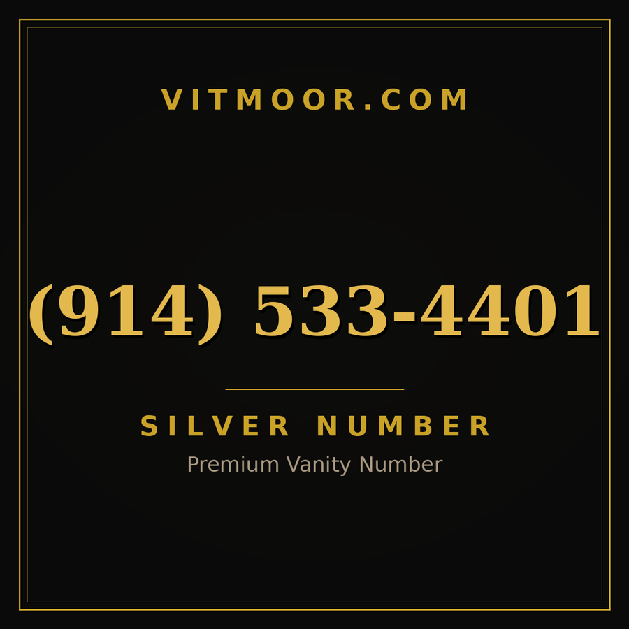VITMOOR Silver premium number (914) 533-4401