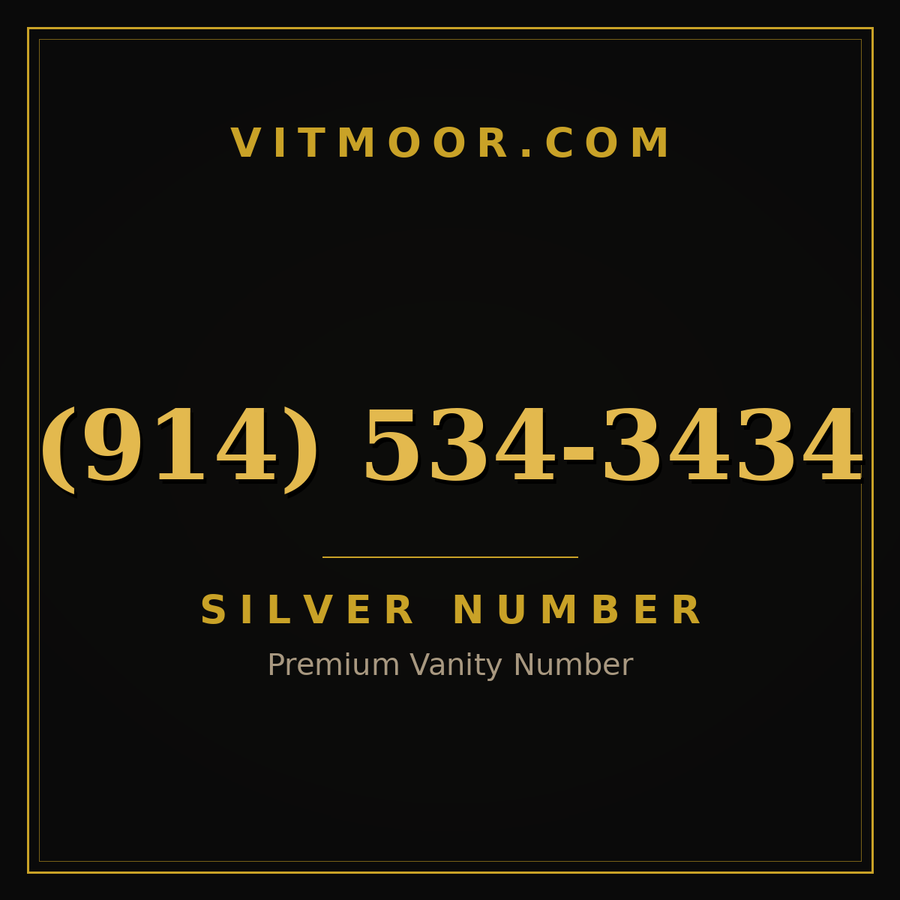 VITMOOR Silver premium number (914) 534-3434