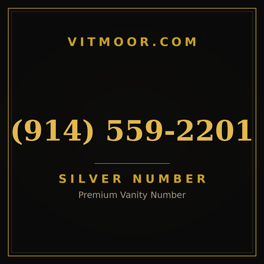 VITMOOR Silver premium number (914) 559-2201