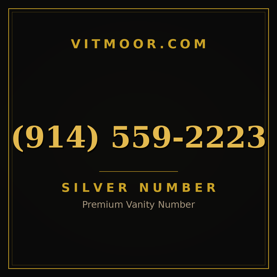 VITMOOR Silver premium number (914) 559-2223