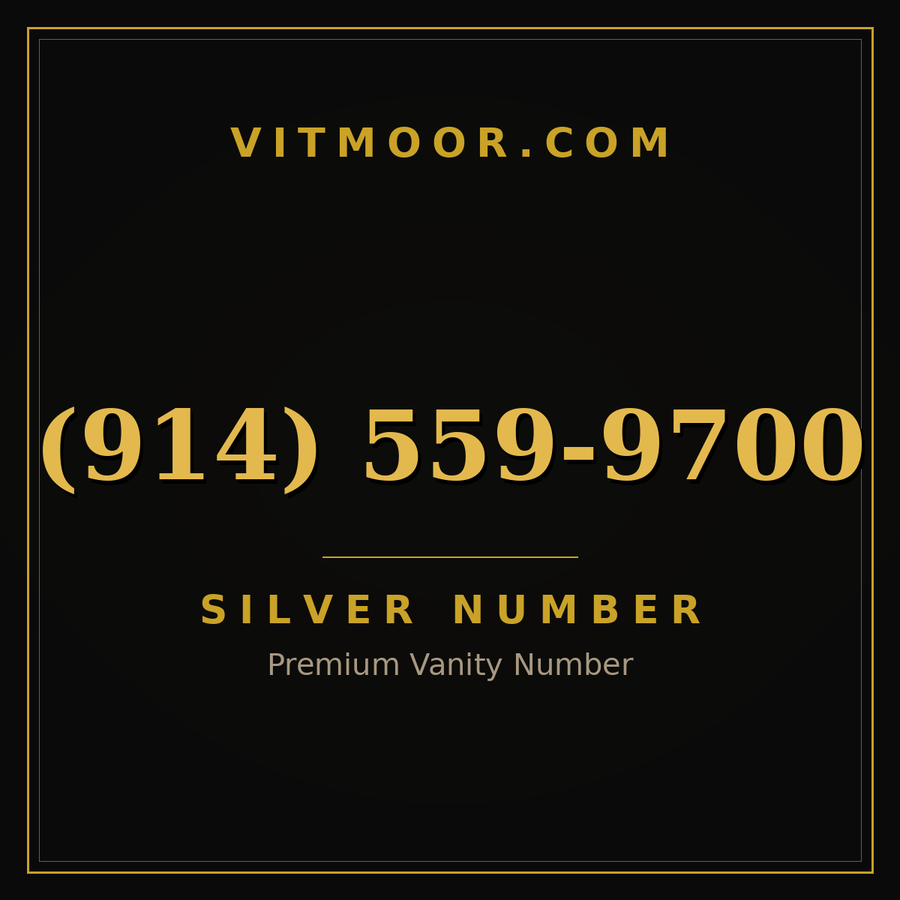 VITMOOR Silver premium number (914) 559-9700