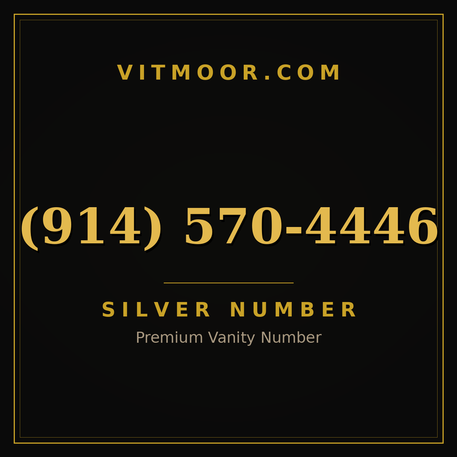VITMOOR Silver premium number (914) 570-4446