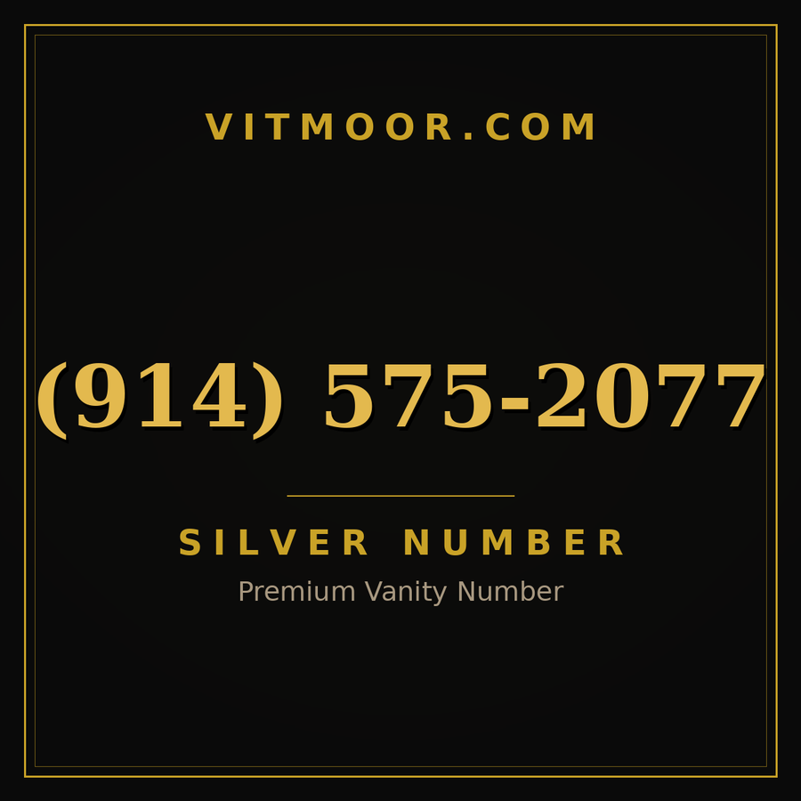 VITMOOR Silver premium number (914) 575-2077