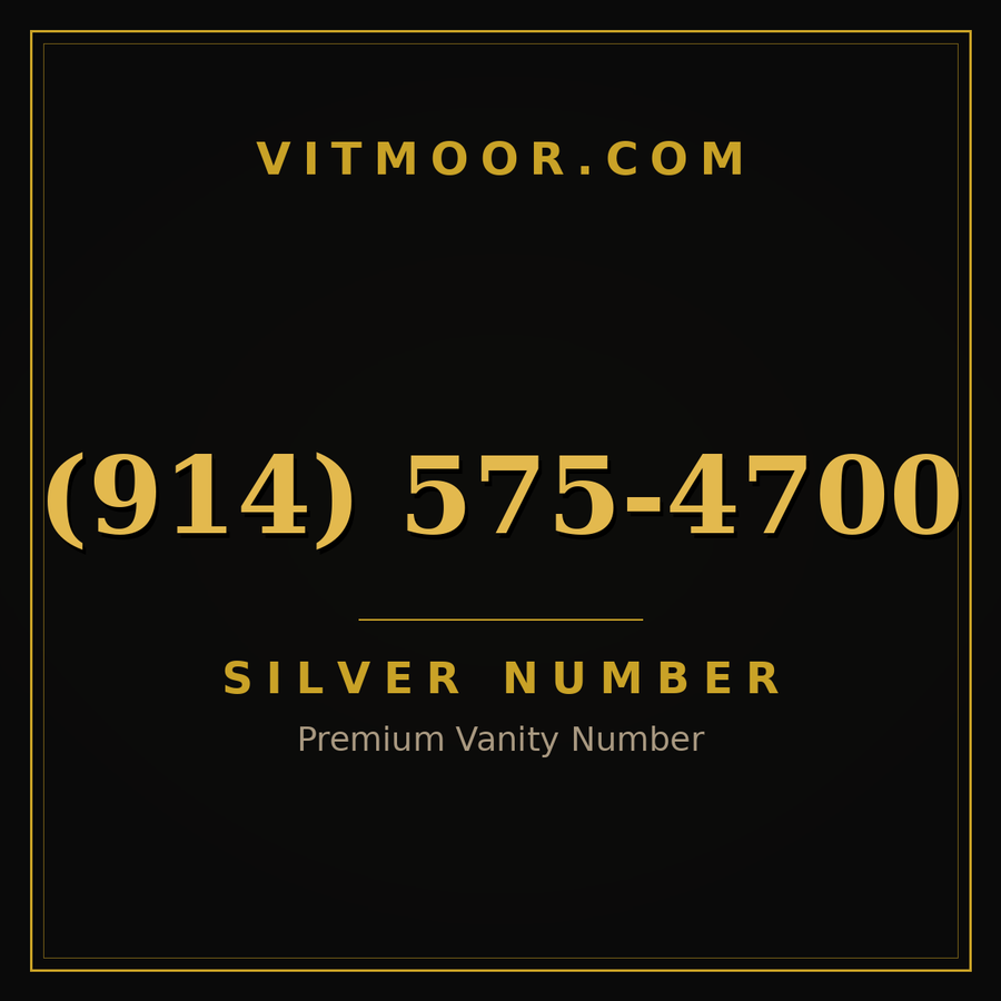 VITMOOR Silver premium number (914) 575-4700
