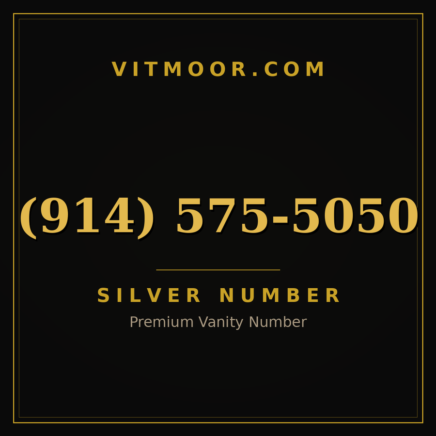 VITMOOR Silver premium number (914) 575-5050