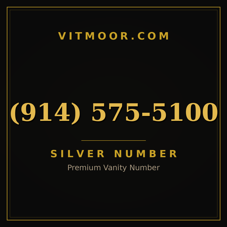 VITMOOR Silver premium number (914) 575-5100