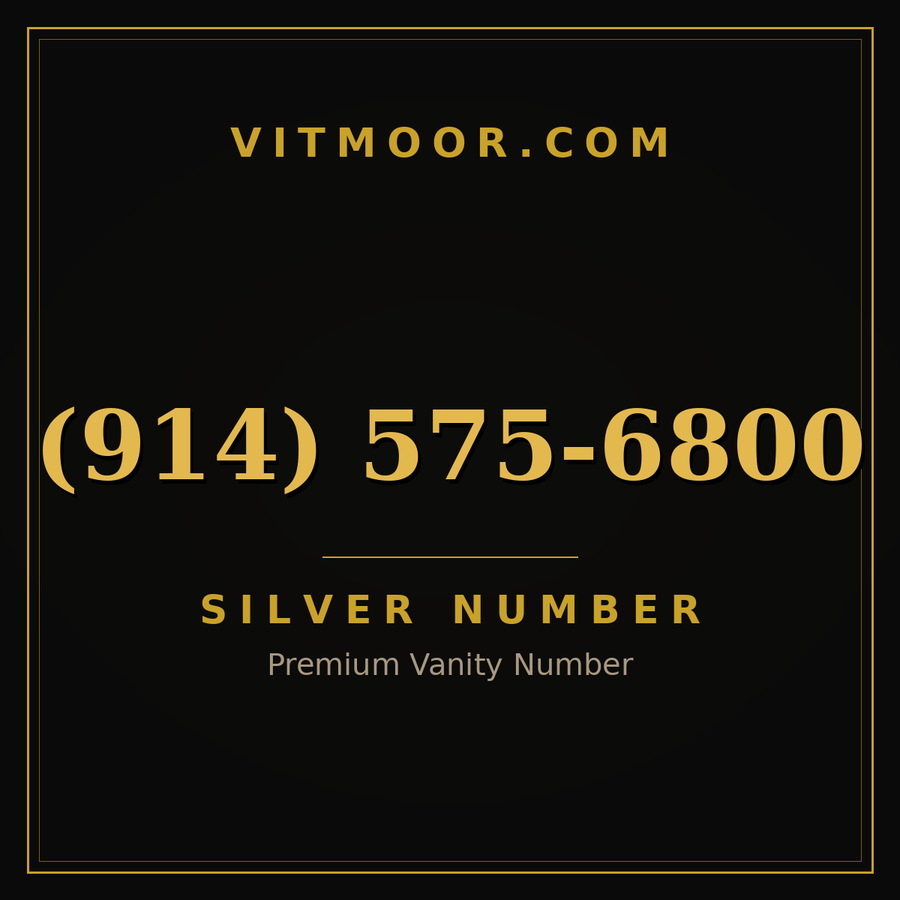VITMOOR Silver premium number (914) 575-6800