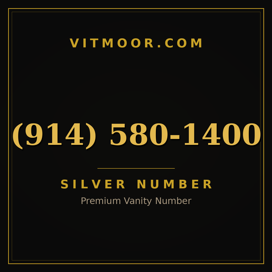 VITMOOR Silver premium number (914) 580-1400