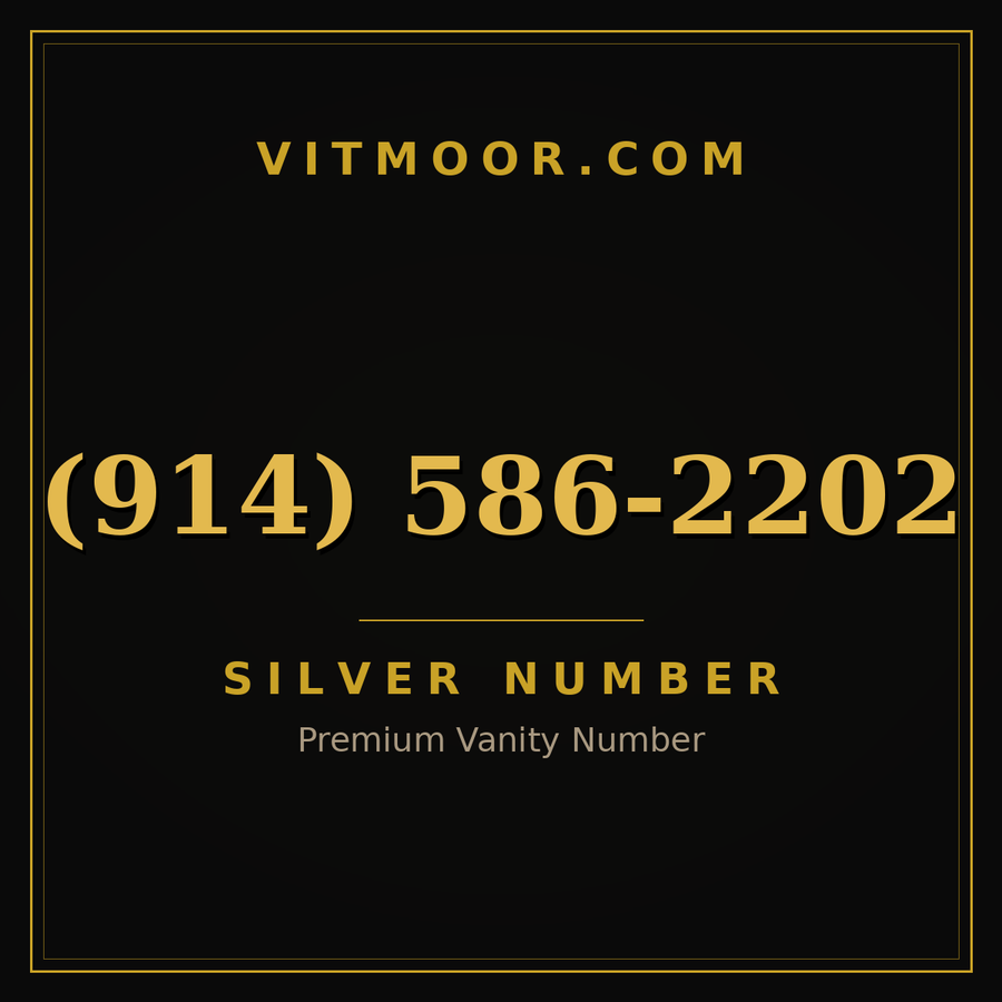 VITMOOR Silver premium number (914) 586-2202