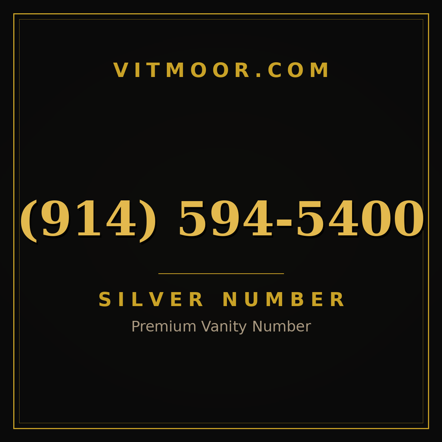 VITMOOR Silver premium number (914) 594-5400