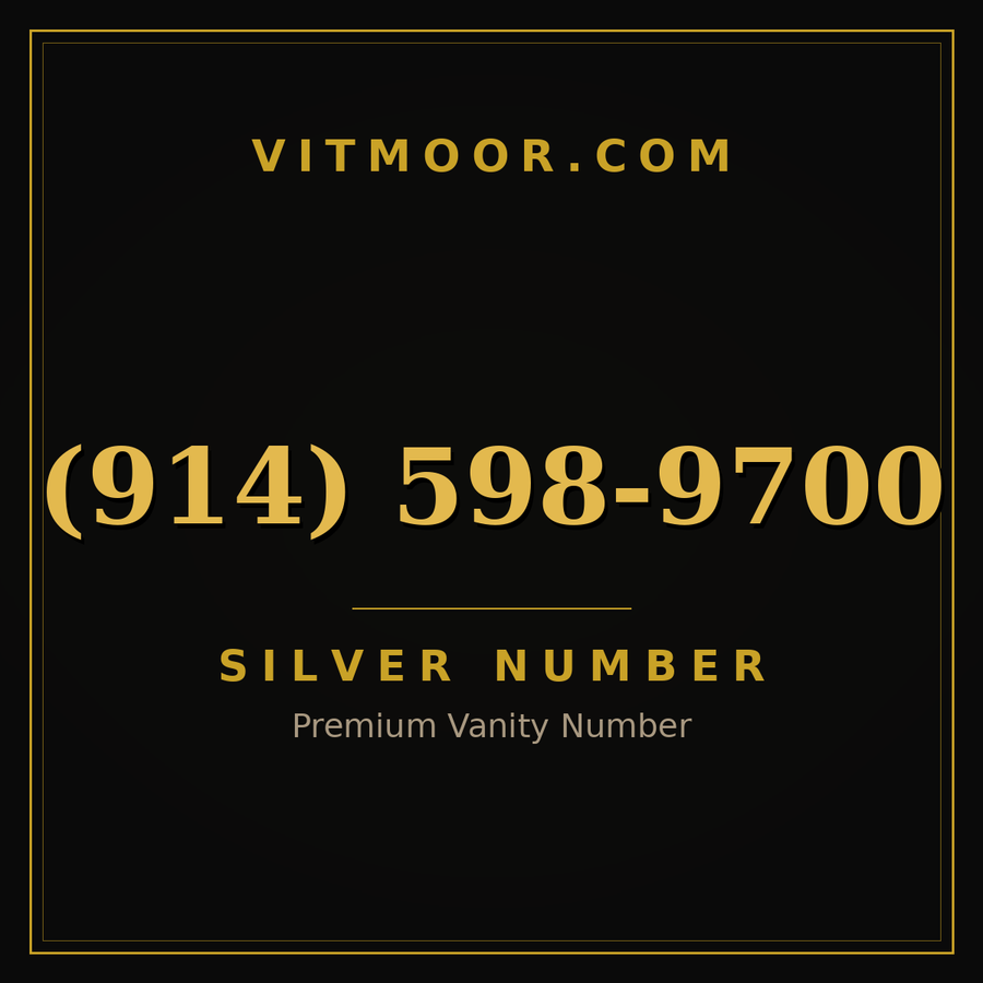 VITMOOR Silver premium number (914) 598-9700