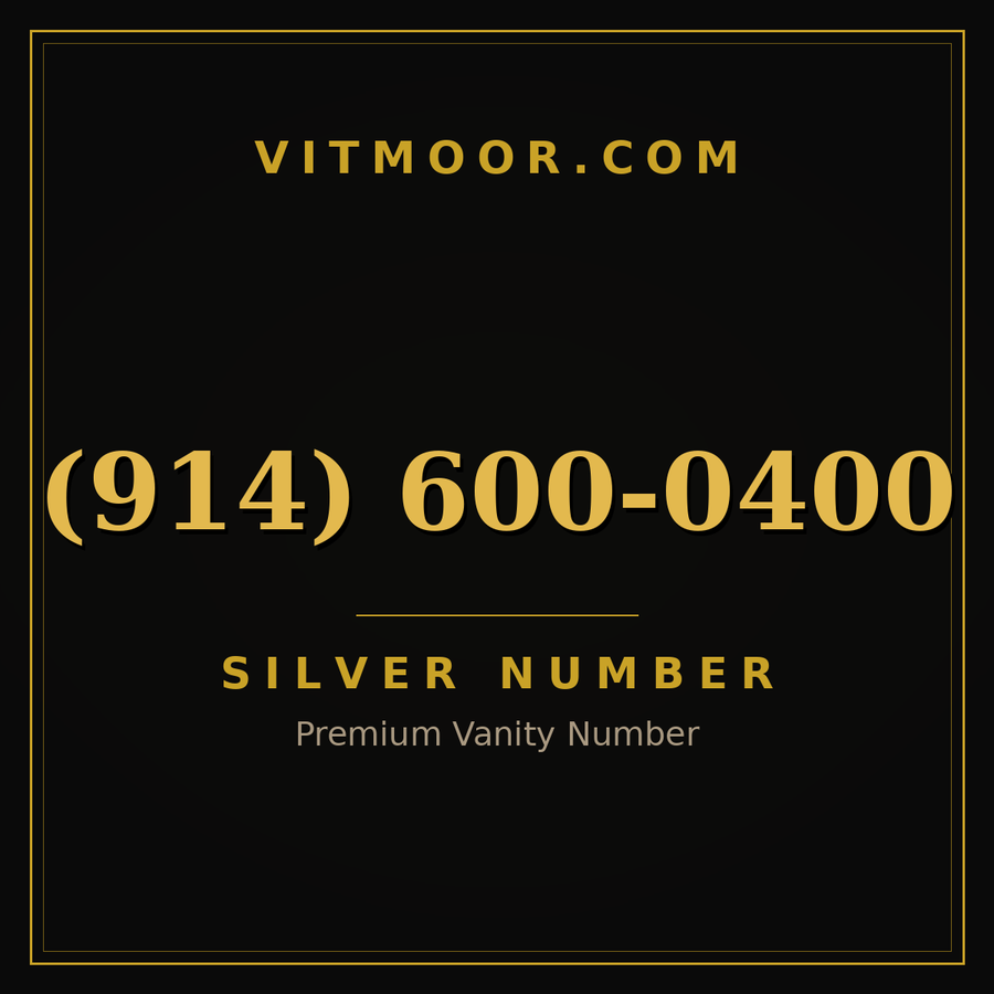 VITMOOR Silver premium number (914) 600-0400