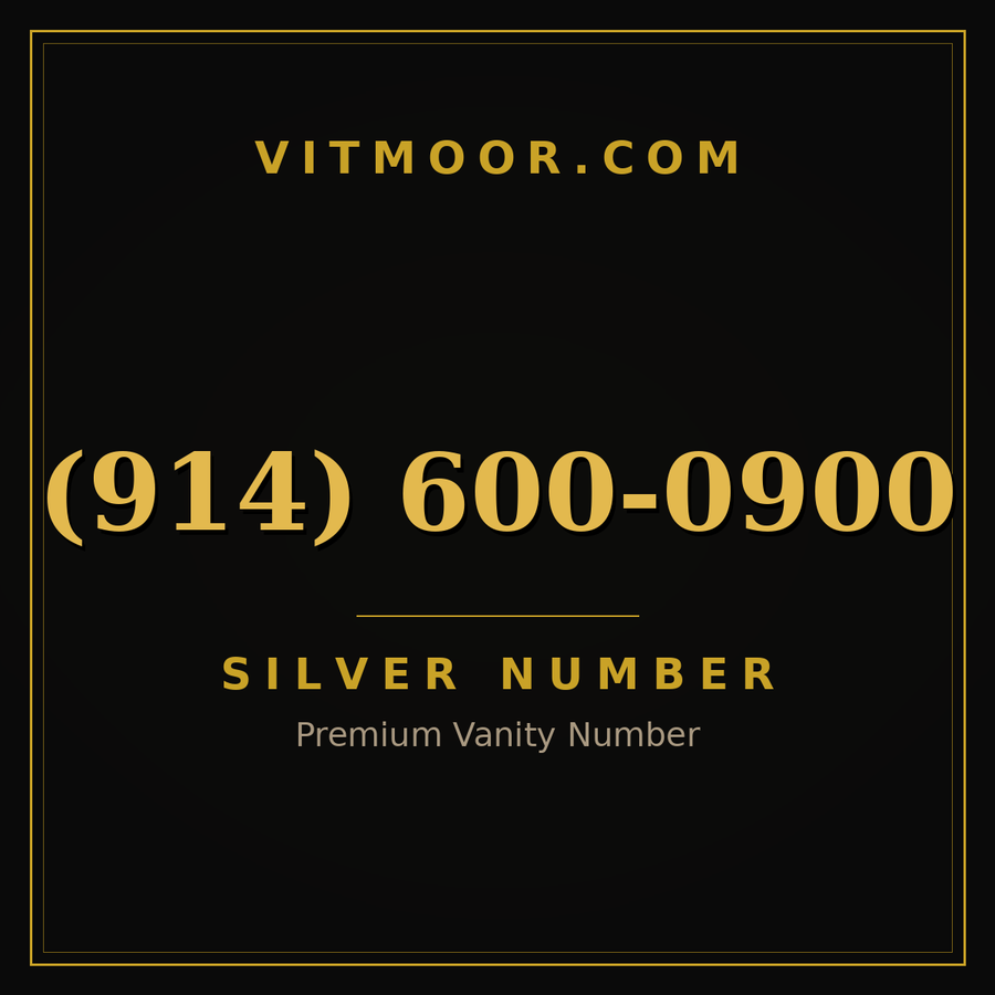 VITMOOR Silver premium number (914) 600-0900