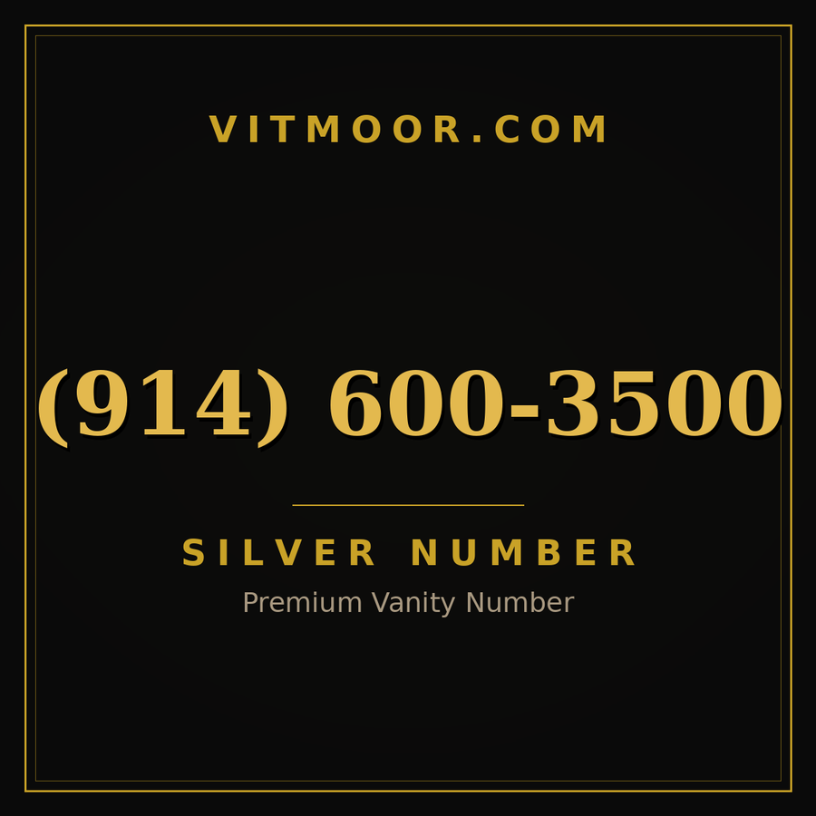 VITMOOR Silver premium number (914) 600-3500