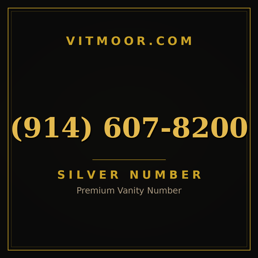 VITMOOR Silver premium number (914) 607-8200