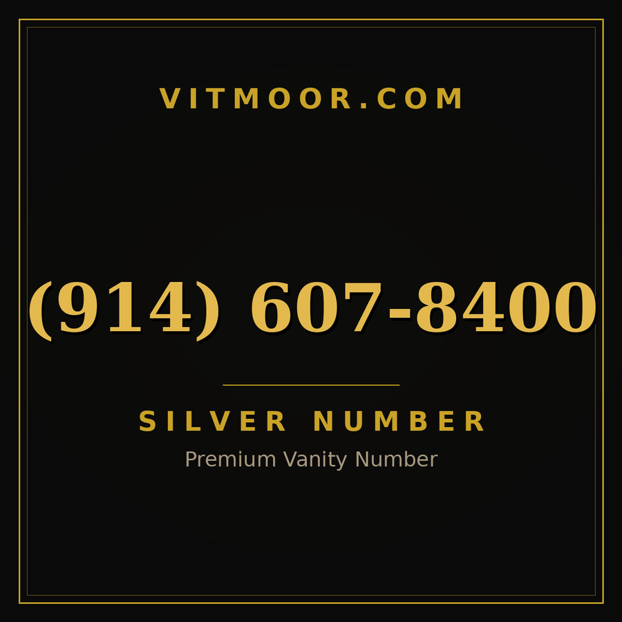 VITMOOR Silver premium number (914) 607-8400