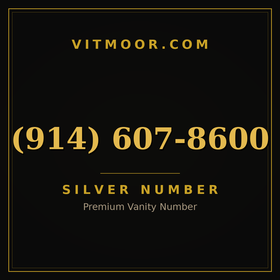 VITMOOR Silver premium number (914) 607-8600