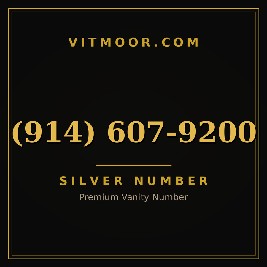 VITMOOR Silver premium number (914) 607-9200