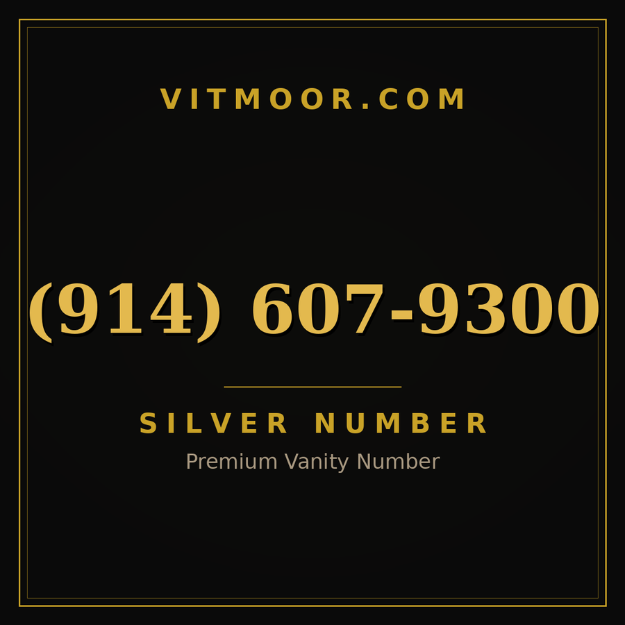 VITMOOR Silver premium number (914) 607-9300