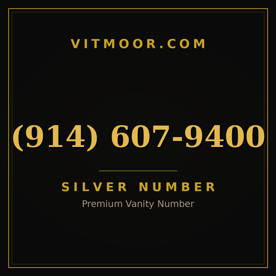 VITMOOR Silver premium number (914) 607-9400
