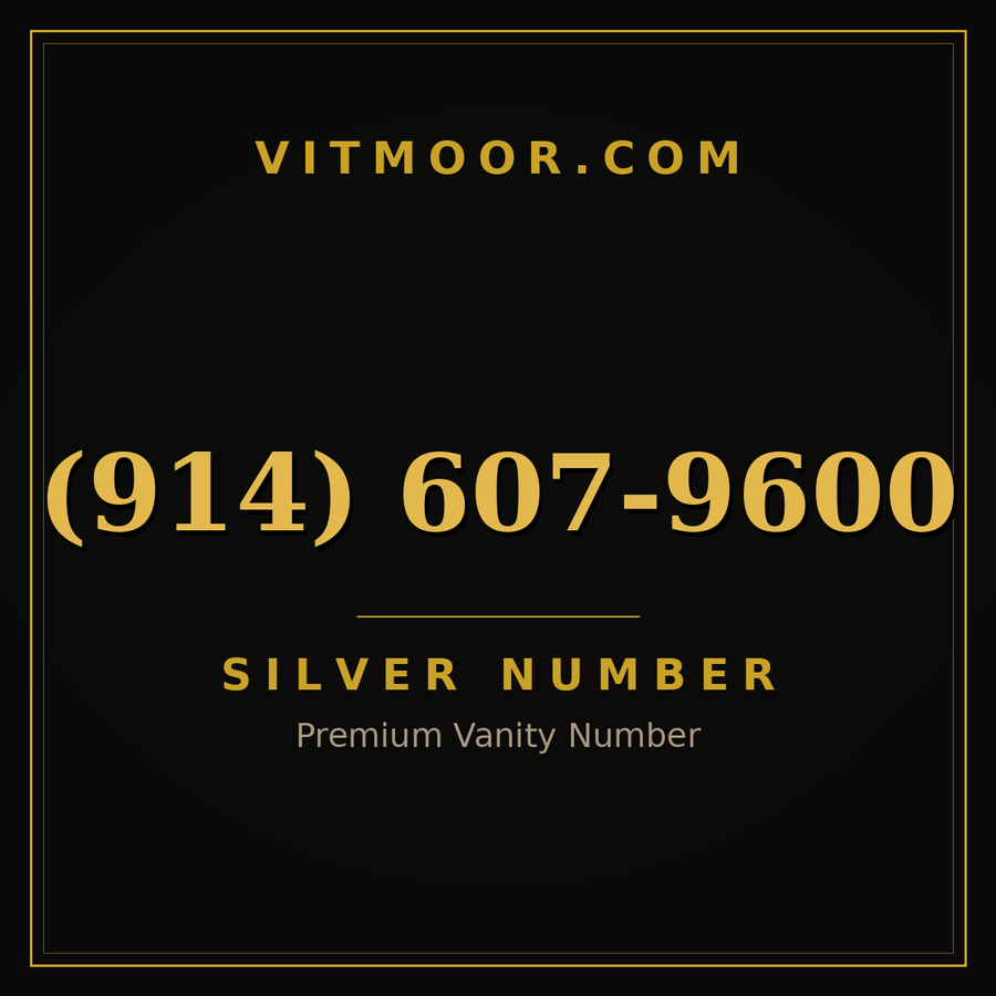 VITMOOR Silver premium number (914) 607-9600