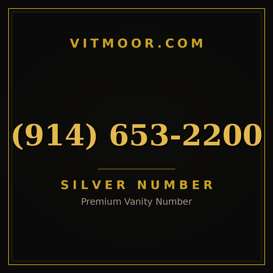VITMOOR Silver premium number (914) 653-2200
