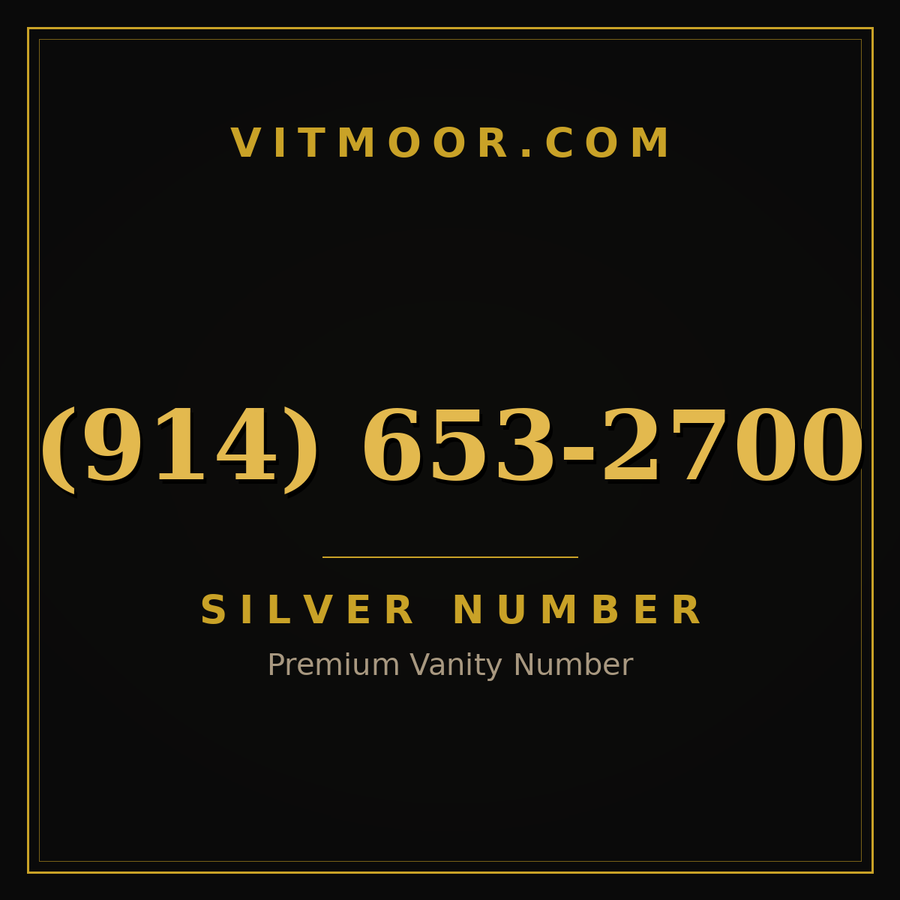 VITMOOR Silver premium number (914) 653-2700