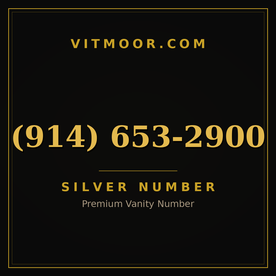 VITMOOR Silver premium number (914) 653-2900