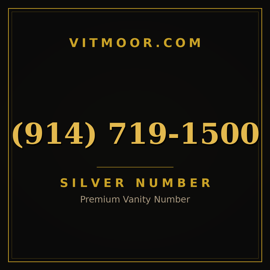 VITMOOR Silver premium number (914) 719-1500