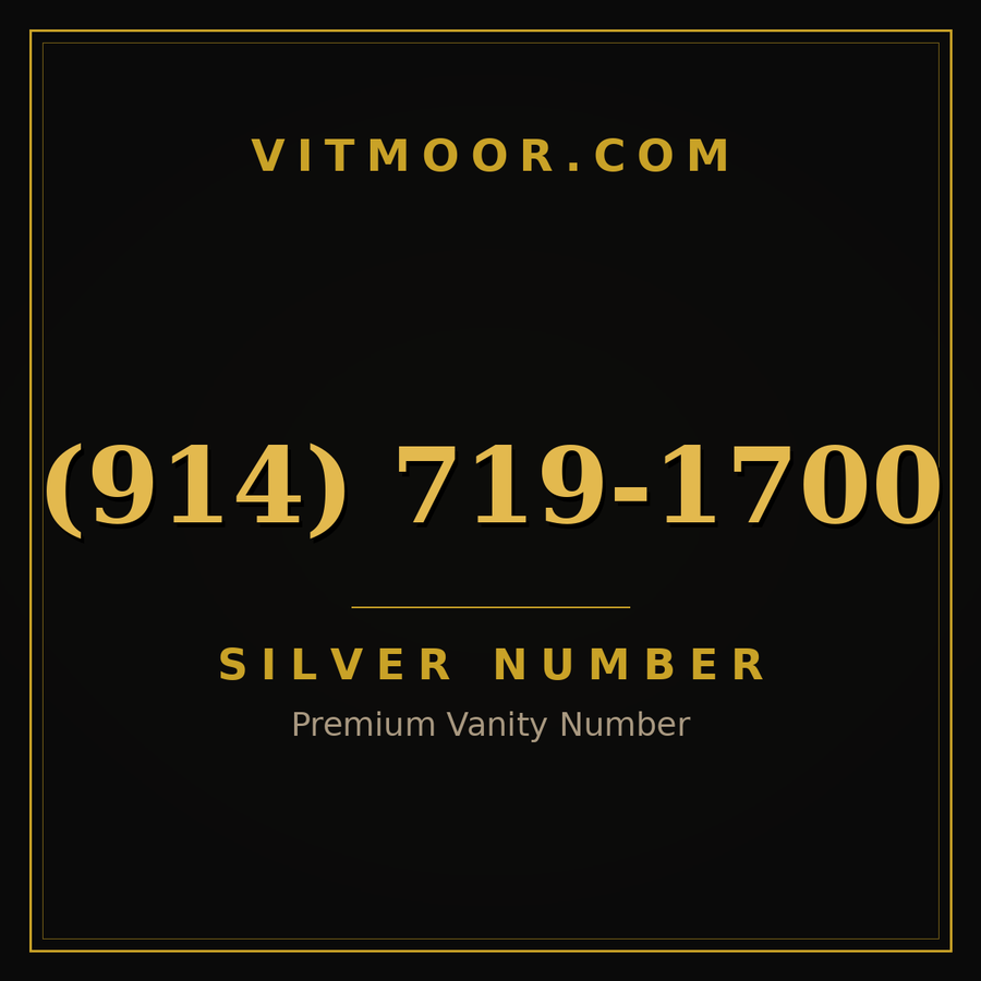 VITMOOR Silver premium number (914) 719-1700