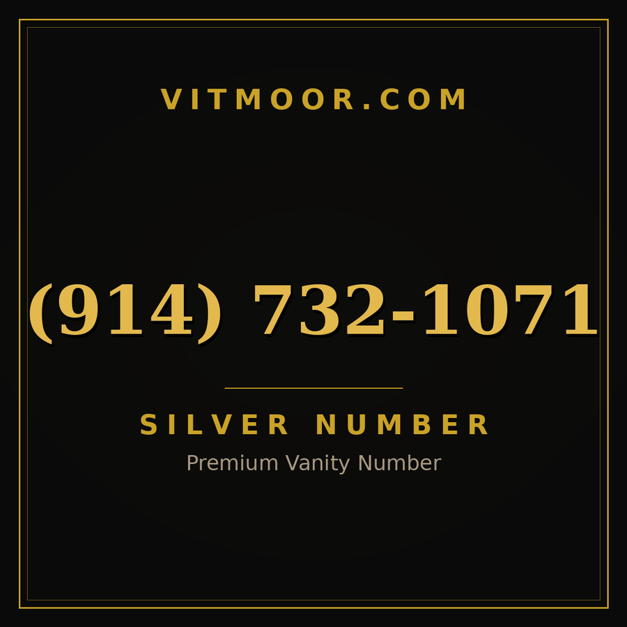 VITMOOR Silver premium number (914) 732-1071