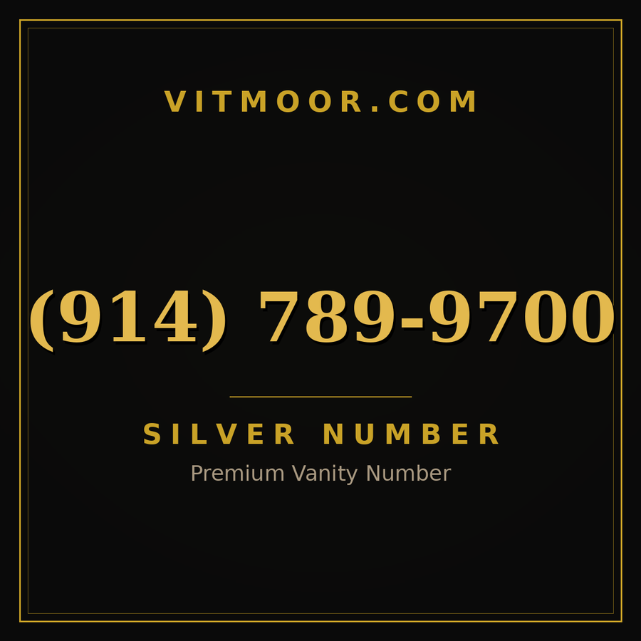 VITMOOR Silver premium number (914) 789-9700