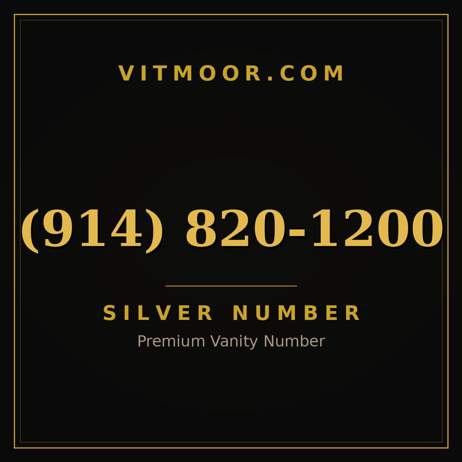 VITMOOR Silver premium number (914) 820-1200