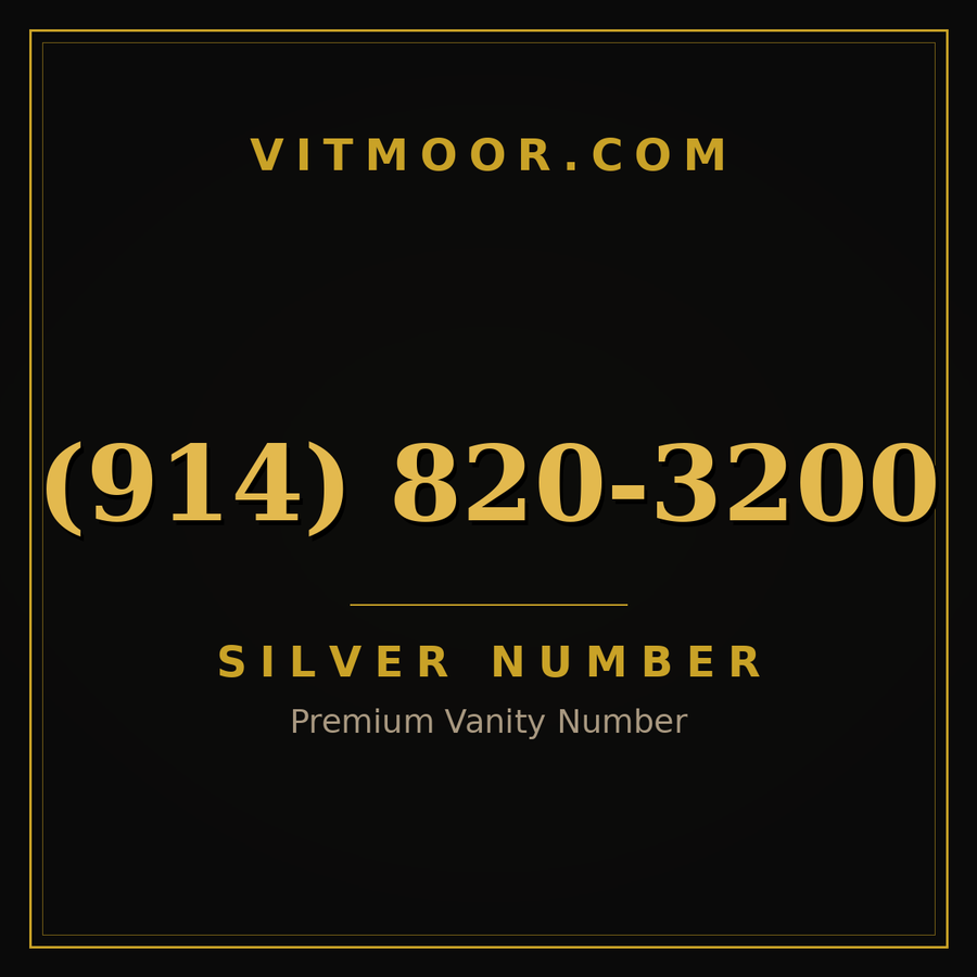 VITMOOR Silver premium number (914) 820-3200