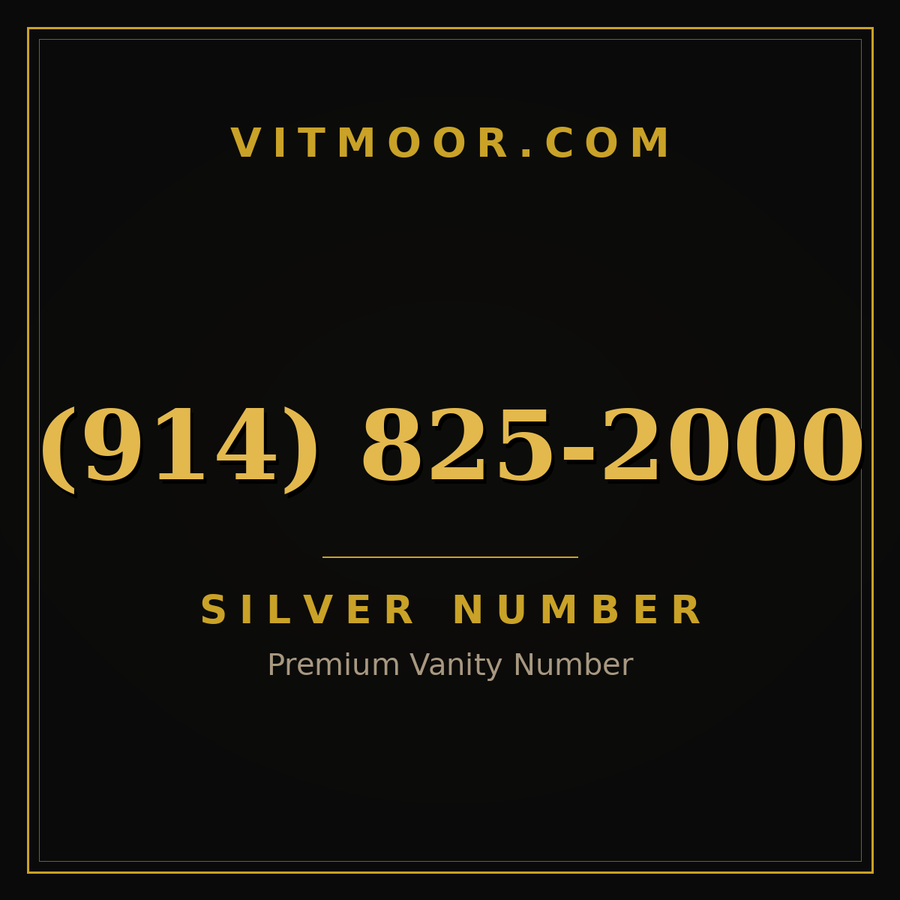 VITMOOR Silver premium number (914) 825-2000