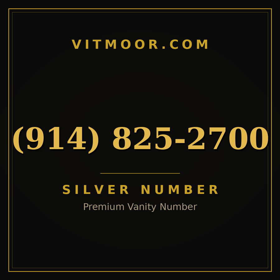 VITMOOR Silver premium number (914) 825-2700