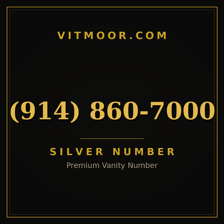VITMOOR Silver premium number (914) 860-7000