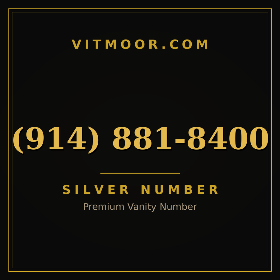 VITMOOR Silver premium number (914) 881-8400